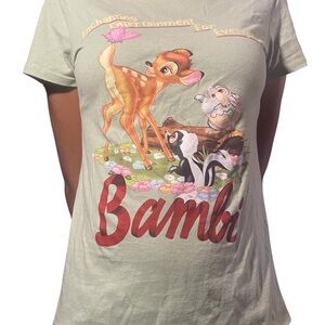 Disney Bambi Tee in Mint Green Graphic